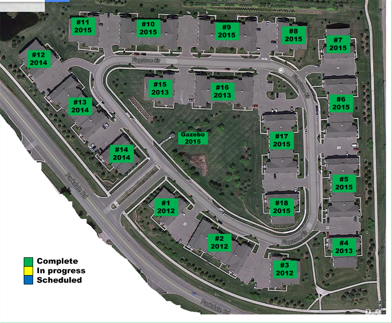 Painting Boulder Ridge Condos
